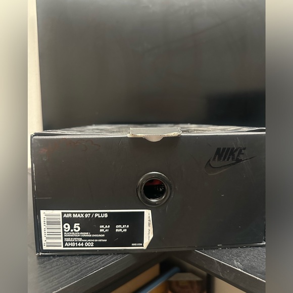 Nike Air Max 97 Plus Black Shock Orange size 9.5 - Picture 1 of 8